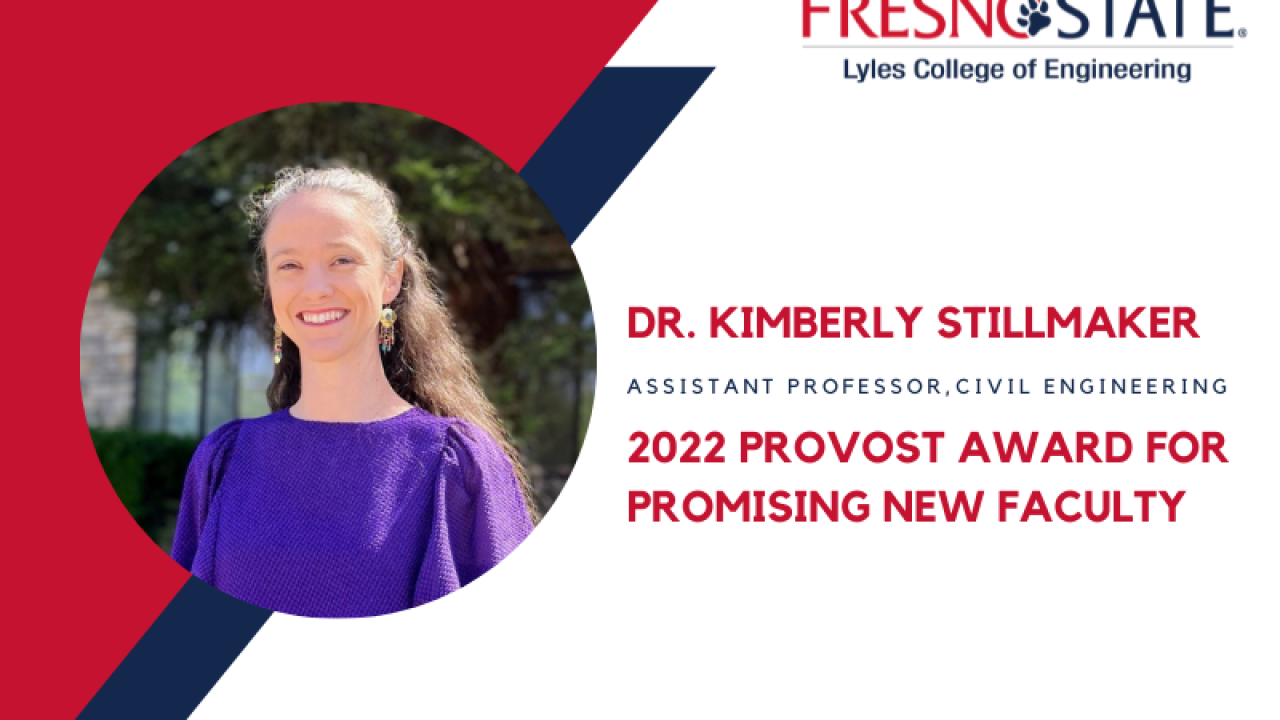 Fresno State's 2022 Provost Award: Kimberly Stillmaker