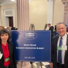 Prof's Nassiri and Harvey at the White House Concrete Innovation Summit